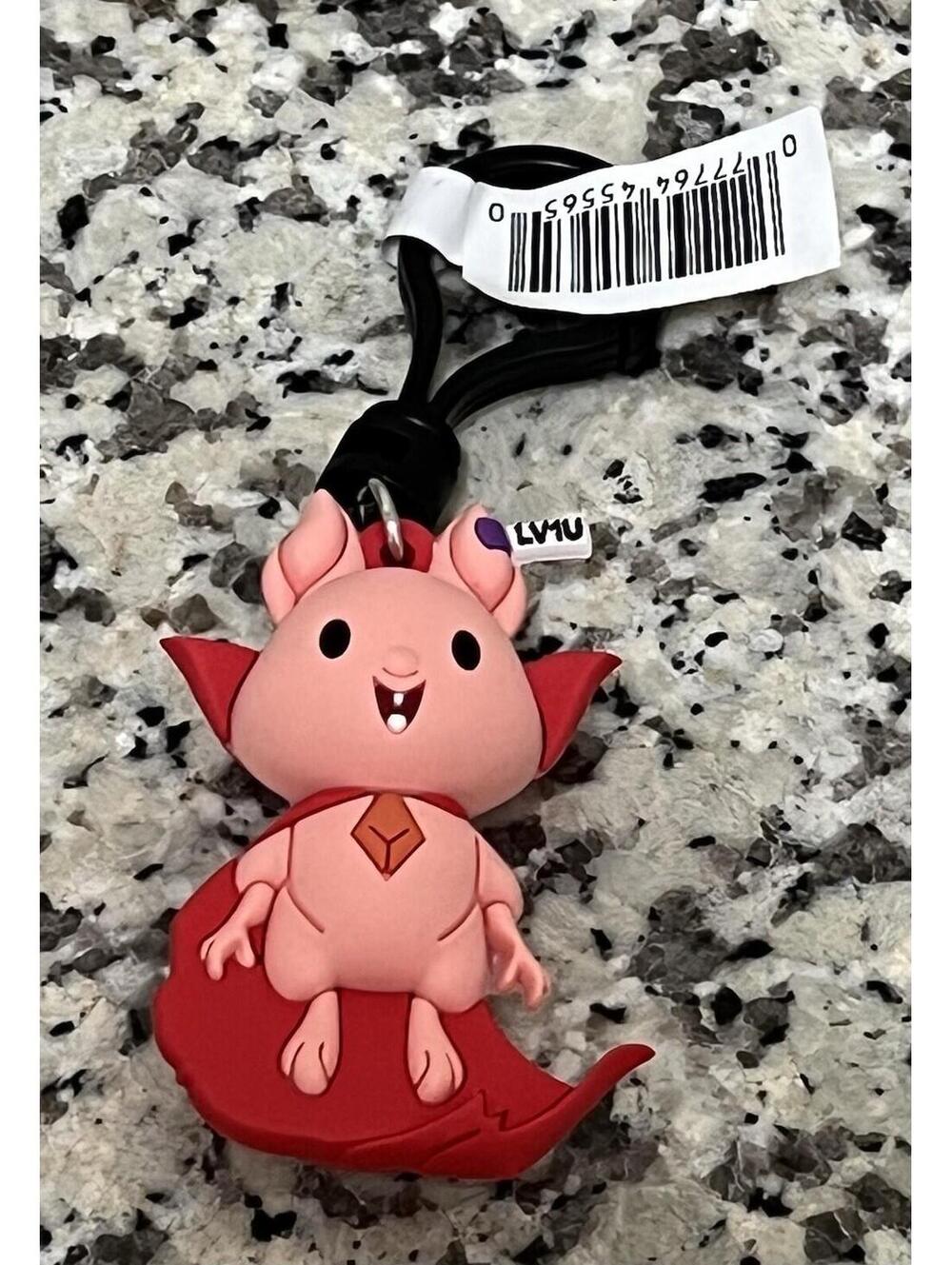 LULU Guinea Pig Villain Figural Bag Clip DC Super Pets Monogram S 1 Luthor's Pet